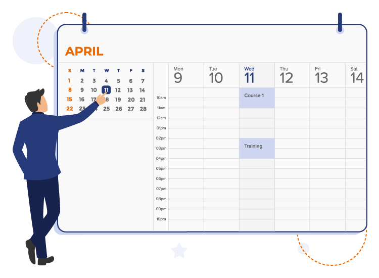 calendars for employee planing