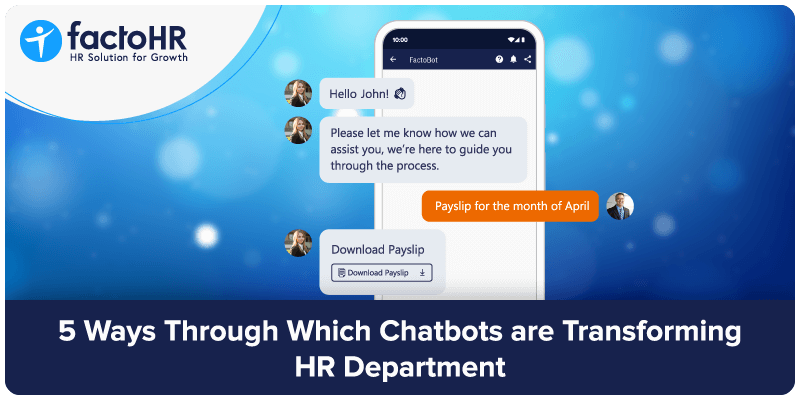 5 ways through which chatbots are transforming hr department