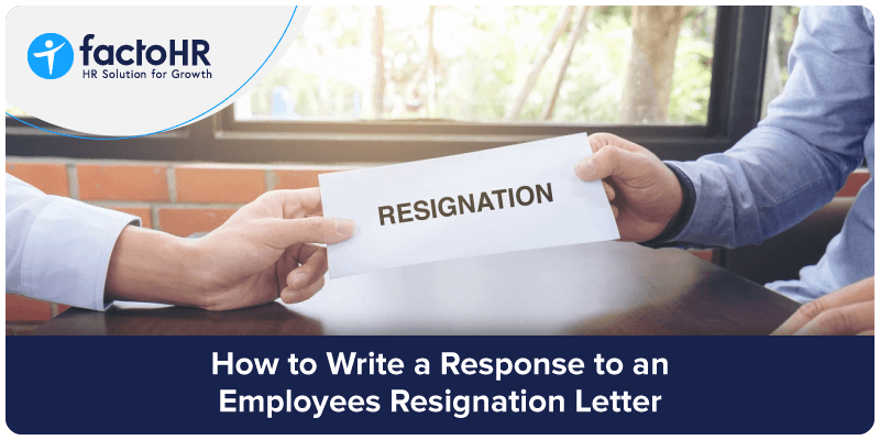 how to write a response to an employees resignation letter