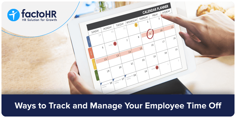 ways to track and manage your employee time off