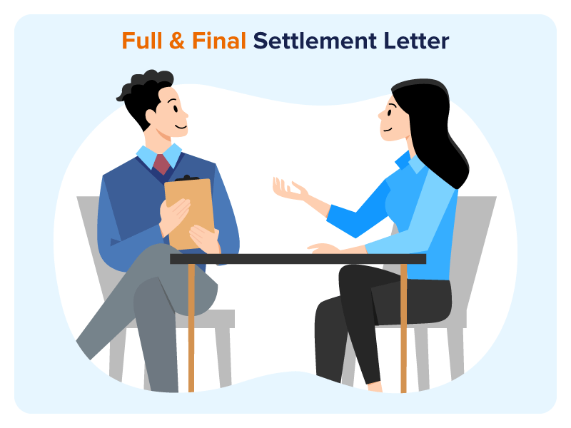 full and final settlement letter