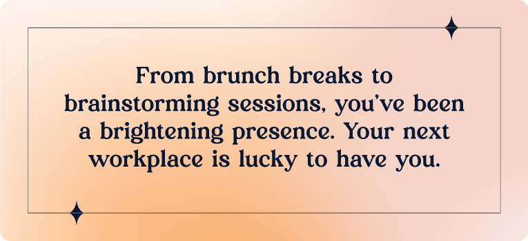 General Last Working Day Messages