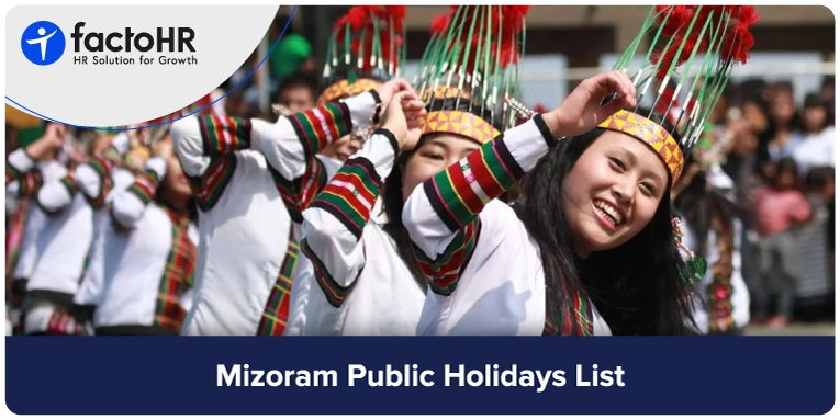 Mizoram Holidays List