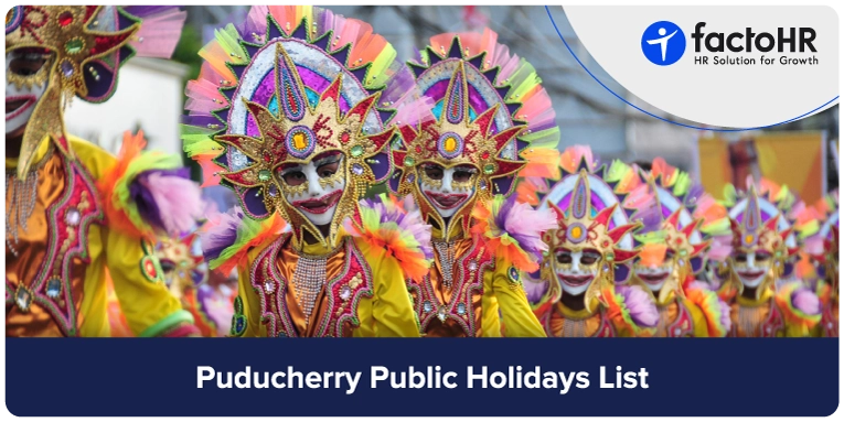 Puducherry Holidays List