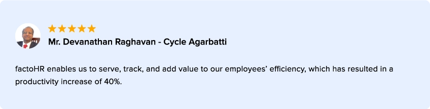 Client Review - Mr. Devanathan Raghavan, Cycle Agarbatti