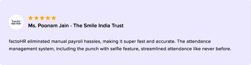 Client Review - Ms. Poonam Jain, Smile India Trust