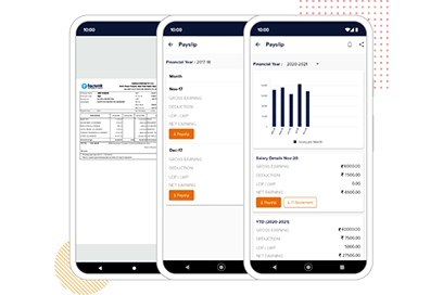 generates payslip, automates salary - factoHR mobile app