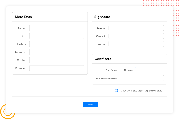 add digital signature