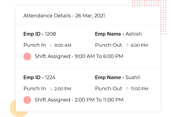 Auto shift selection