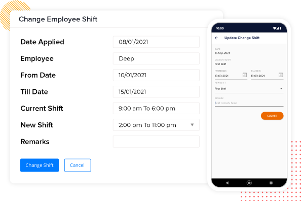 Employees managers can choose shifts