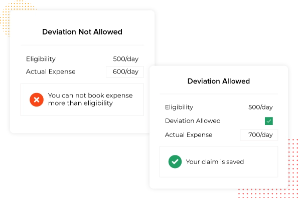 deviation workflow for travel software