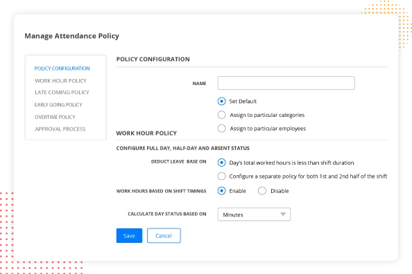 Customize Leave Policy